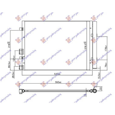 HLAD KLIME 1.1-1.4CRDi (50.5x36.5x12)
