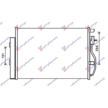 HLAD KLIME 1.2i-1.4i-1.6 16V (56.5x39.5)