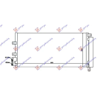 HLAD KLIME 1.4i TURBO 1.3-1.6JTD (63x30)