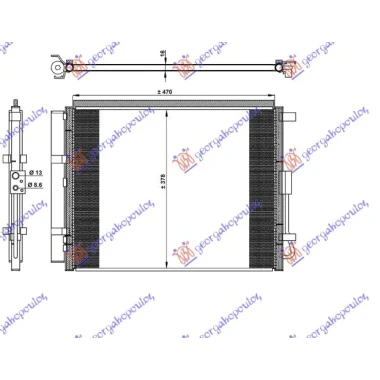 HLAD KLIME 1.6 T-GDI BENZ (48.5x38.3x1.2