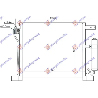 HLAD KLIME 1.6DIC TURBO BEN (48.7x40.6x