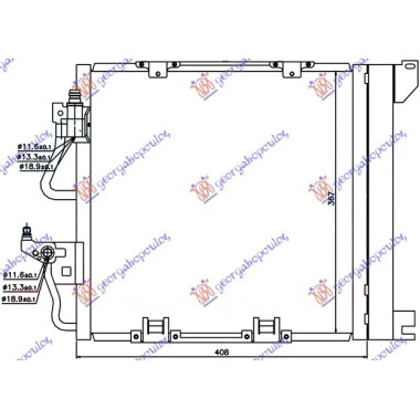 HLAD KLIME 1.7-1.9 CDTi (41x38)