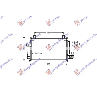HLAD KLIME 1.8i 8V-1.5i 16(53.5x34.5x20)