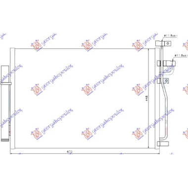 HLAD. KLIME 2.4-3.2 BENZ-2.2CDTi(64x45.5
