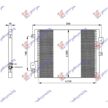 HLAD KLIME 2.7-S 3.4 BENZ(36.5x27x1.6)