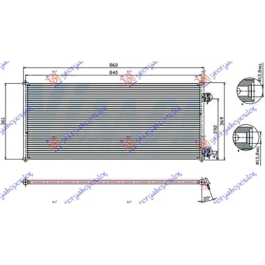 HLAD KLIME BENZ-DIZ (80.5x36)