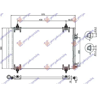 HLAD KLIME BZ/DS(53.5x36x1.2)SA PREDNJE