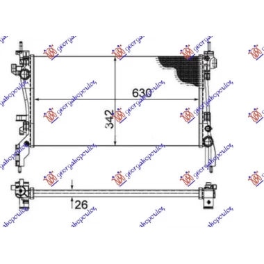 HLAD. MOT. 1.3 MJTD (63x32.5) MAHLE BEHR