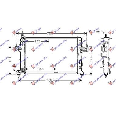 HLAD. MOT. 1.3CDTi/1.7DTi (60x35) M-BEHR