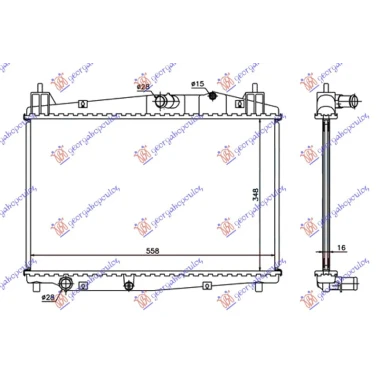 HLAD MOT. 1.4-1.6 T.D +/-A/C (35x55.5x27