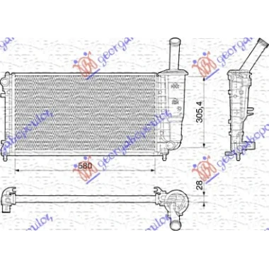 HLAD MOT. 1.4i 16V +/-A/C (58x30.5)
