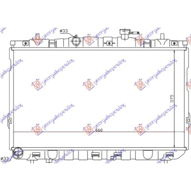 HLAD MOT.  1.6i 16V +/-A/C(37.5x67x15)MA