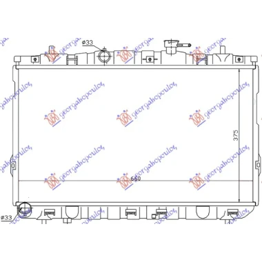 HLAD MOT.  1.6i 16V +/-A/C(37.5x67x15)MA