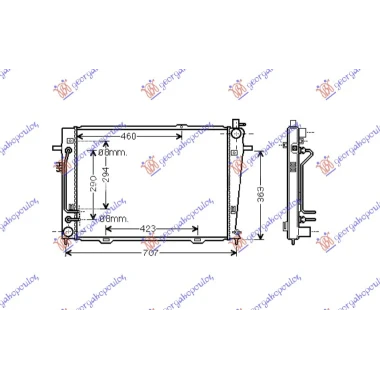 HLAD MOT. 2.0 CRDi (64x45.5x18)AUTOMATIK