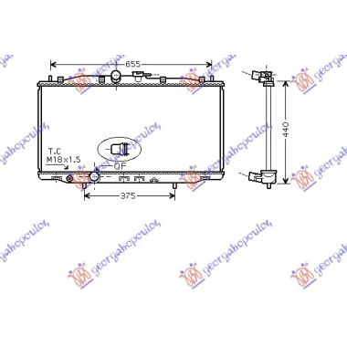 HLAD MOT. 2.0i16V+/-A/C (37.5x71.3)MANUA