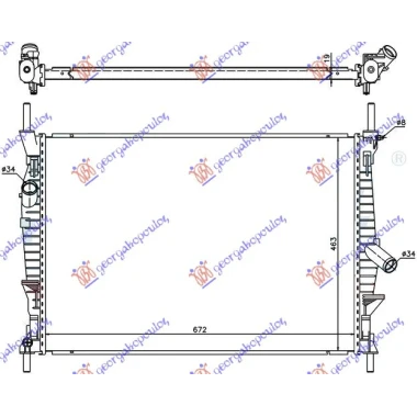 HLAD MOT. 2.2-2.4TDCi-2.3I-A/C(67.5x45.5