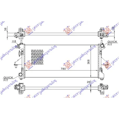 HLAD. MOT. 2.3 DIZ MAN -AC 78x38 MEHANIC