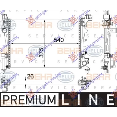 HLAD. MOT. BEN (54x37.8x2.4) MAHLE BEHR