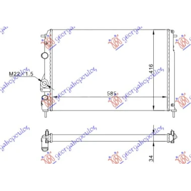 HLAD MOT.1.4-1.6-1.8-2.2M/A +A/C(58.5x41