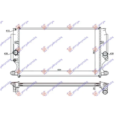 HLAD MOTO 2.0-2.2 D4D DZL M (665x380x26)