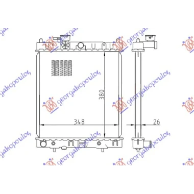 HLAD MOTORA 1.0-1.316V(38x36)AUTOMATIK