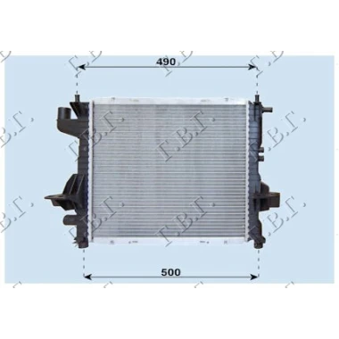HLAD MOTORA 1.1-1.2 I +A/C (43x39.5)