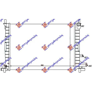 HLAD MOTORA 1.1-1.3CC (50x36) +A/C