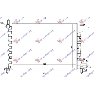 HLAD MOTORA 1.2-1.3-1.4-1.6+A/C(52x37.8)