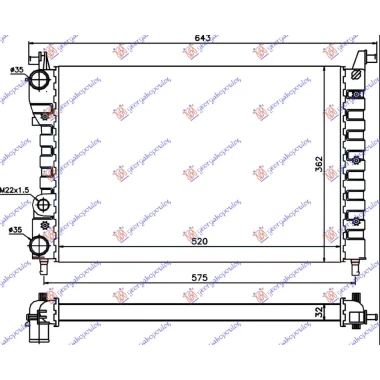 HLAD MOTORA 1.2 BENZ (52.2x37.2x32)-00