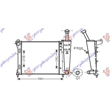 HLAD MOTORA 1.2i-8V +/-A/C (48x39.2)
