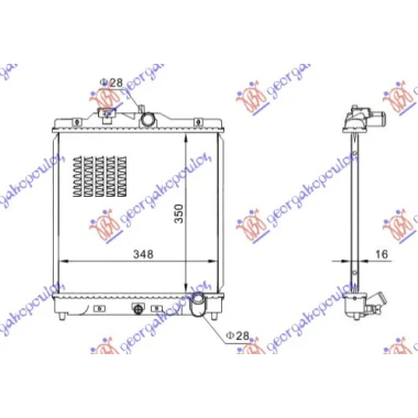HLAD MOTORA 1.3-1.5 (35.2x34.7x1.6)