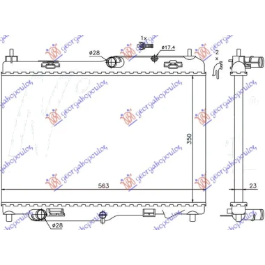 HLAD MOTORA 1.4-1.5-1.6TDCI(35x56)MANUAL