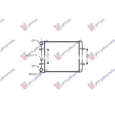 HLAD MOTORA 1.4-1.6 MAN.-A/C(43x41.5x2.3