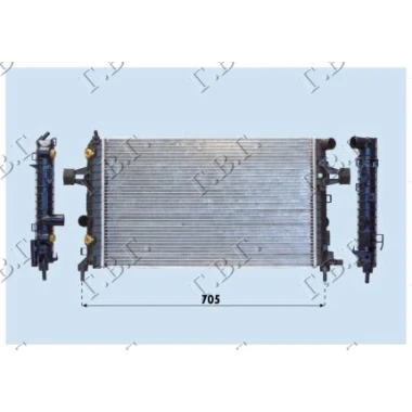 HLAD MOTORA 1.4-1.8cc 16V+/- A/C(60x37)