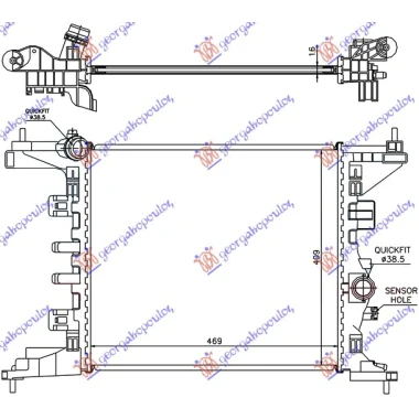 HLAD MOTORA 1.4i-16V (47x42.8) A14XER