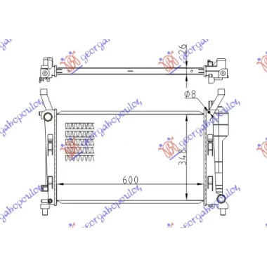 HLAD MOTORA 1.5-1.7i8V +/-A/C(60x37.4)MA