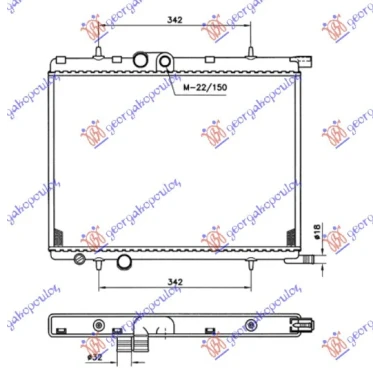 HLAD MOTORA 1.6 16V +/-A/C (38x55x1.8)