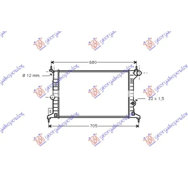 HLAD MOTORA 1.6-1.8-2.016V (54x38)