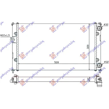 HLAD MOTORA 1.6-1.8 8V -A/C (52x32)