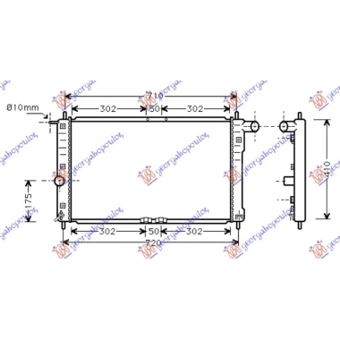 HLAD MOTORA 1.6-2.0cc (65.4x38) MANUELNI