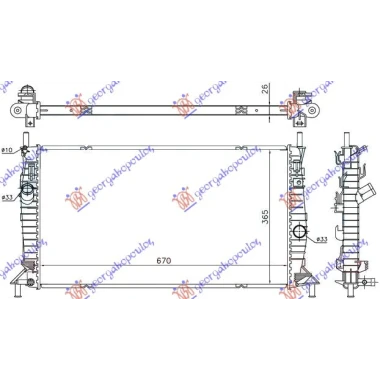HLAD. MOTORA 1.6 BENZIN -AC (450x370x16)