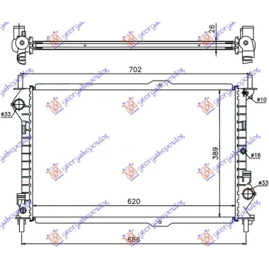 HLAD MOTORA 1.8 BENZ-1.8TDCI-A/C (62x38.