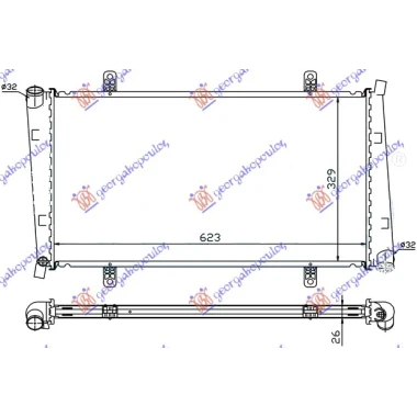HLAD MOTORA 1.9 T.D (62.2x33x27) 00-06
