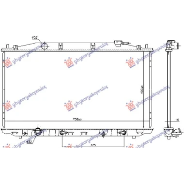 HLAD. MOTORA 2.0-2.4 BEN AUTO 400x760x26