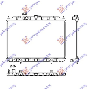 HLAD MOTORA 2.0-2.5c.c +/-A/C -07 (45x69