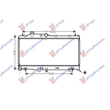 HLAD MOTORA 2.0-2.5i-16V(34x68.5x16)MAN