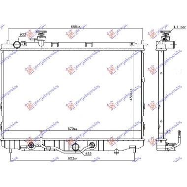 HLAD MOTORA 2.0i 16v AUTO (43x67x26)