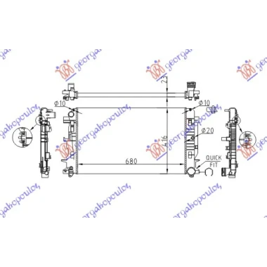 HLAD MOTORA 2.2 CDi-AC (67.7x41.5x23)MAN