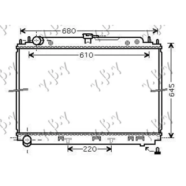 HLAD. MOTORA 2.5 TD +/- A/C (60x68,5)