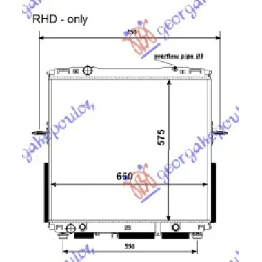 HLAD MOTORA 35i-24V A/T (57.5x65)T.HALLA
